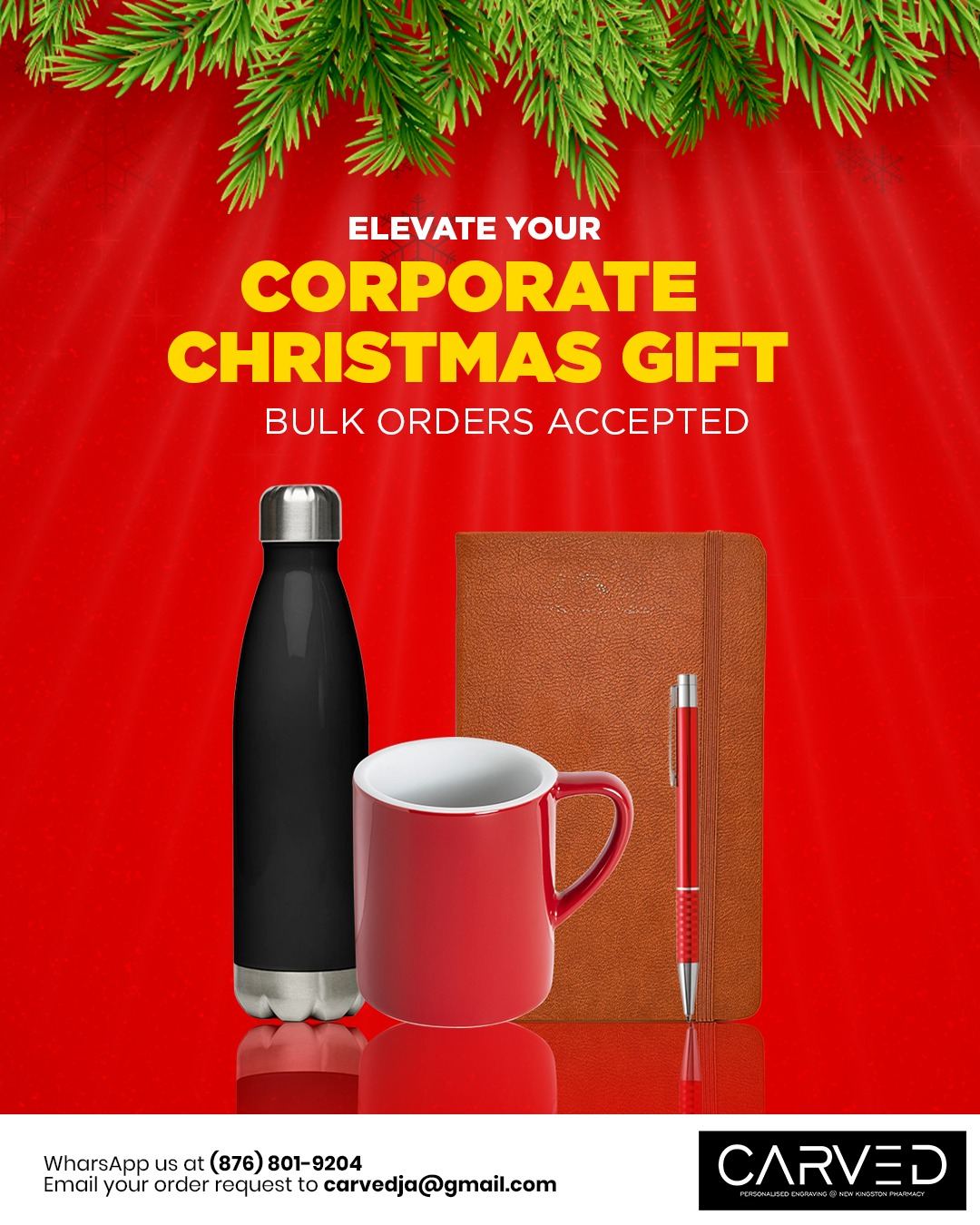 Bulk personalized corporate gifts for client and staff appreciation
